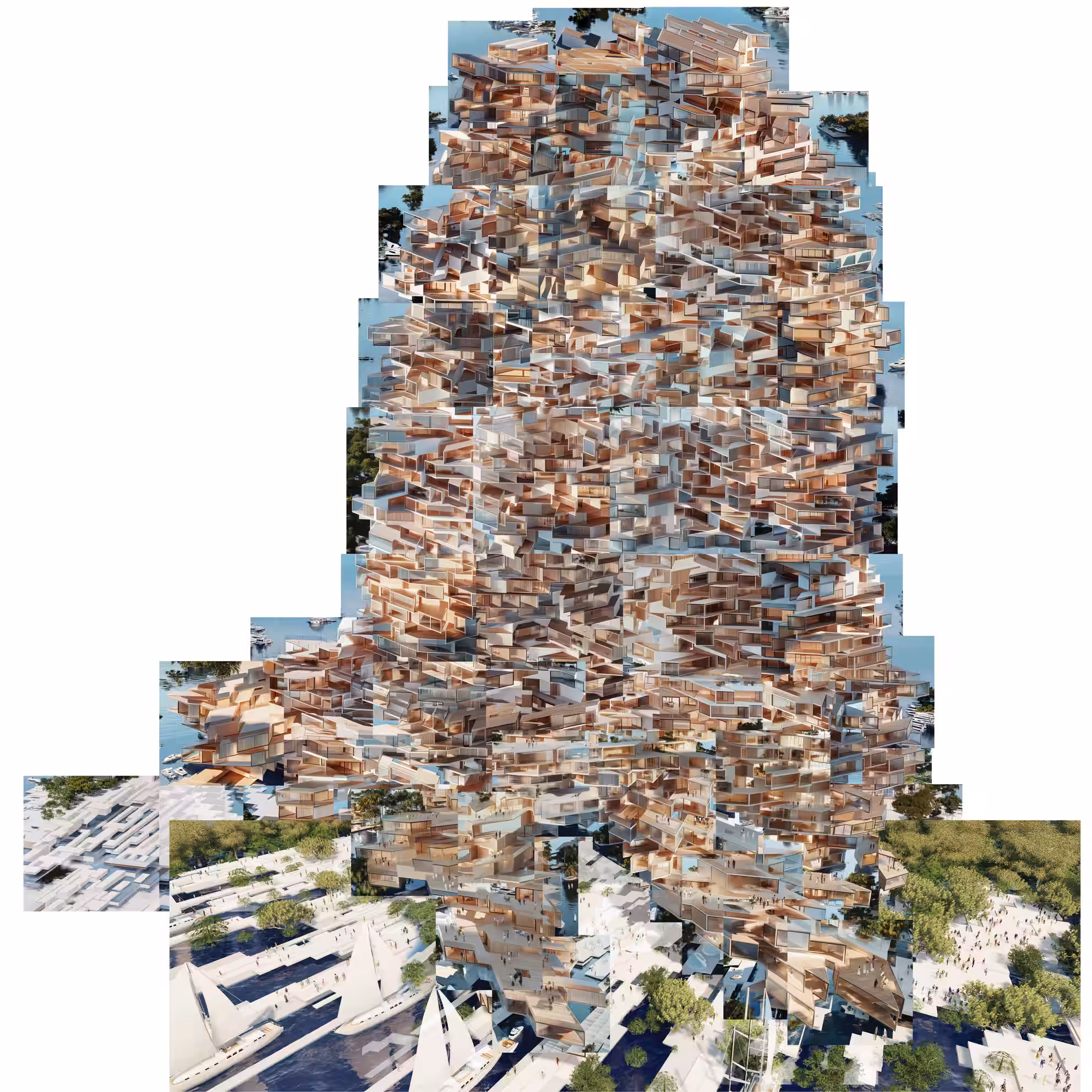 quantum map (collage by Luyao Jiang)